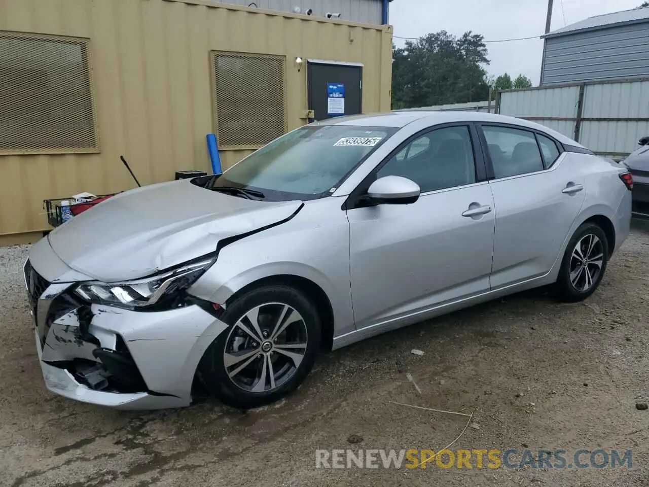 1 fotografías del automóvil dañado 3N1AB8CV8PY278183 NISSAN SENTRA 2023