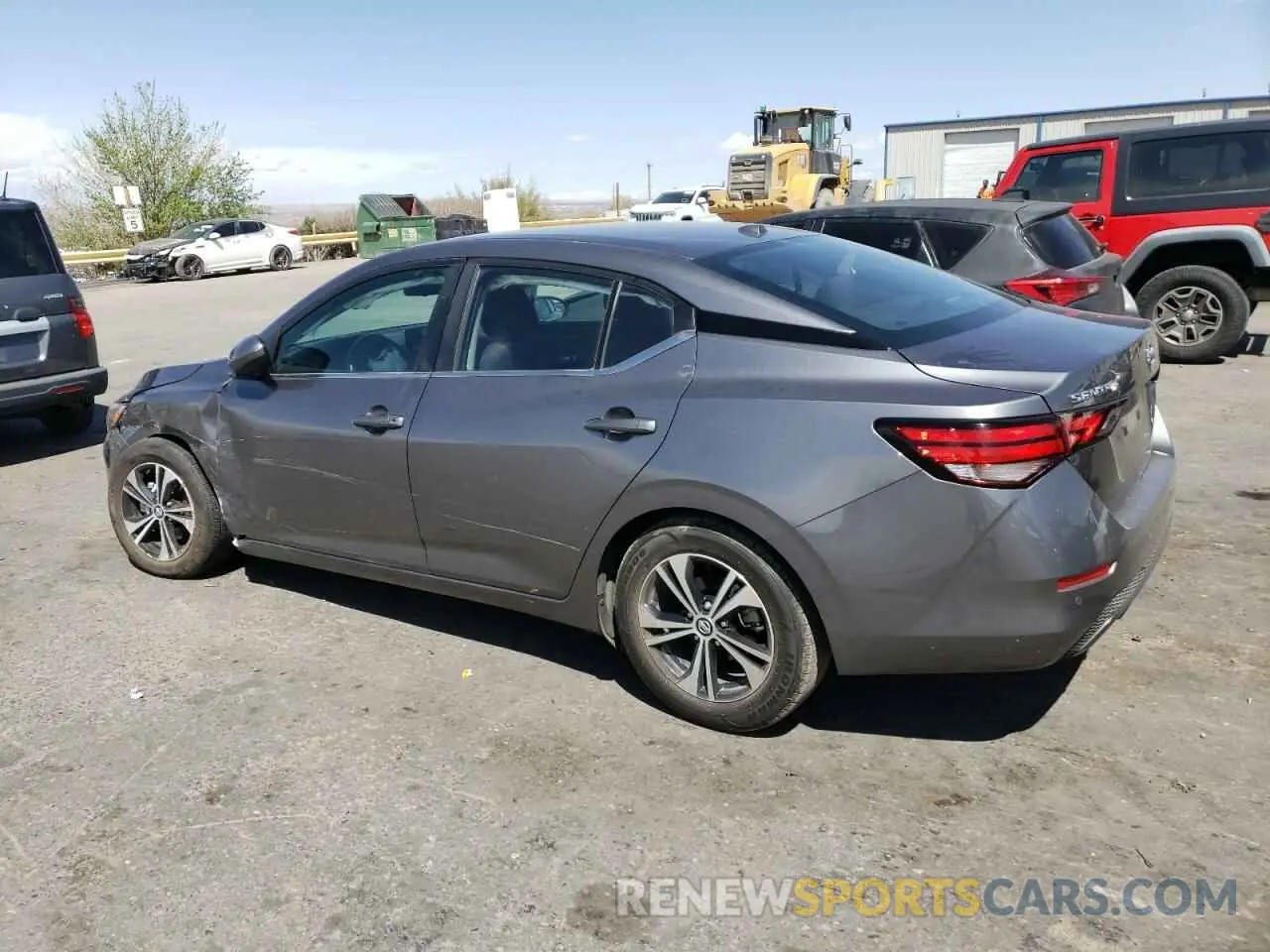 2 fotografías del automóvil dañado 3N1AB8CV8PY291810 NISSAN SENTRA 2023