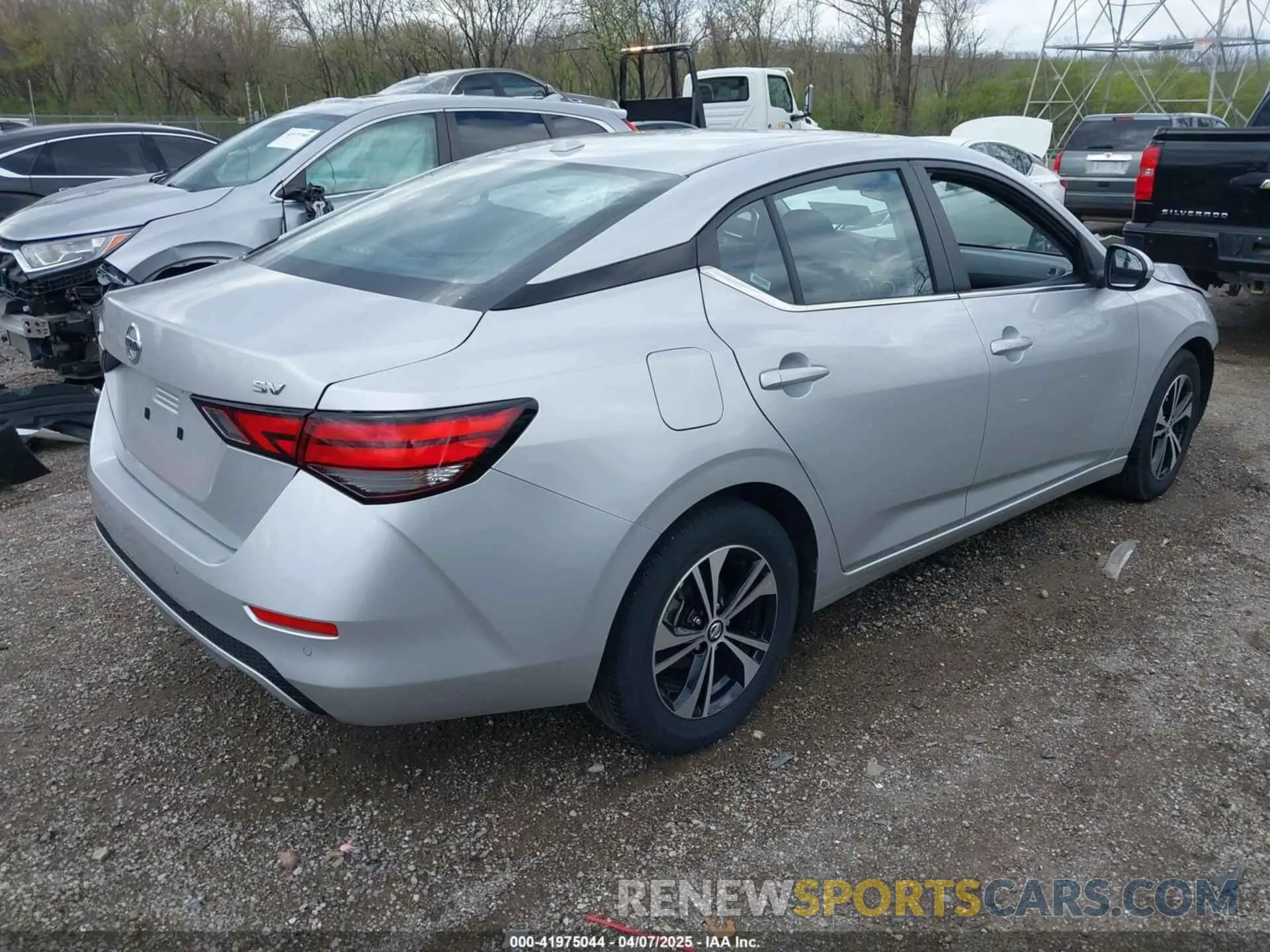 4 fotografías del automóvil dañado 3N1AB8CV8PY296764 NISSAN SENTRA 2023
