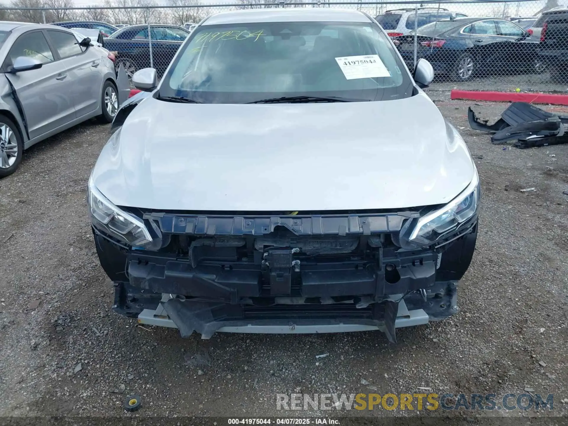 6 fotografías del automóvil dañado 3N1AB8CV8PY296764 NISSAN SENTRA 2023