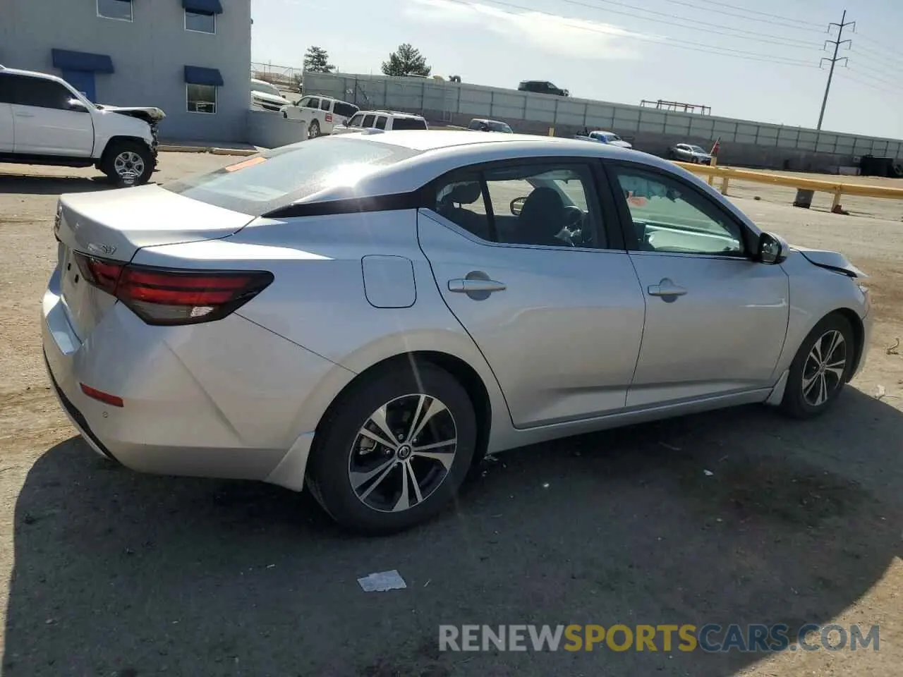 3 fotografías del automóvil dañado 3N1AB8CV8PY310579 NISSAN SENTRA 2023