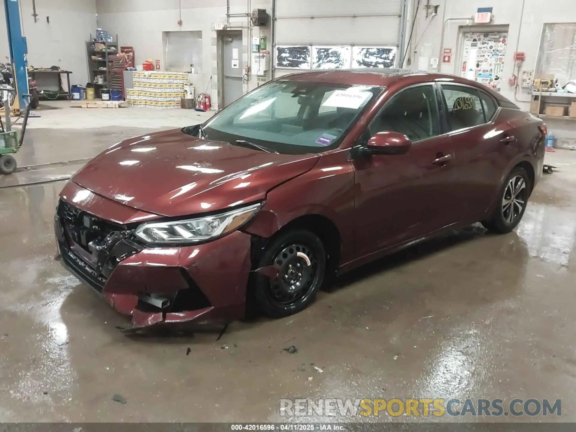 2 fotografías del automóvil dañado 3N1AB8CV9PY227971 NISSAN SENTRA 2023