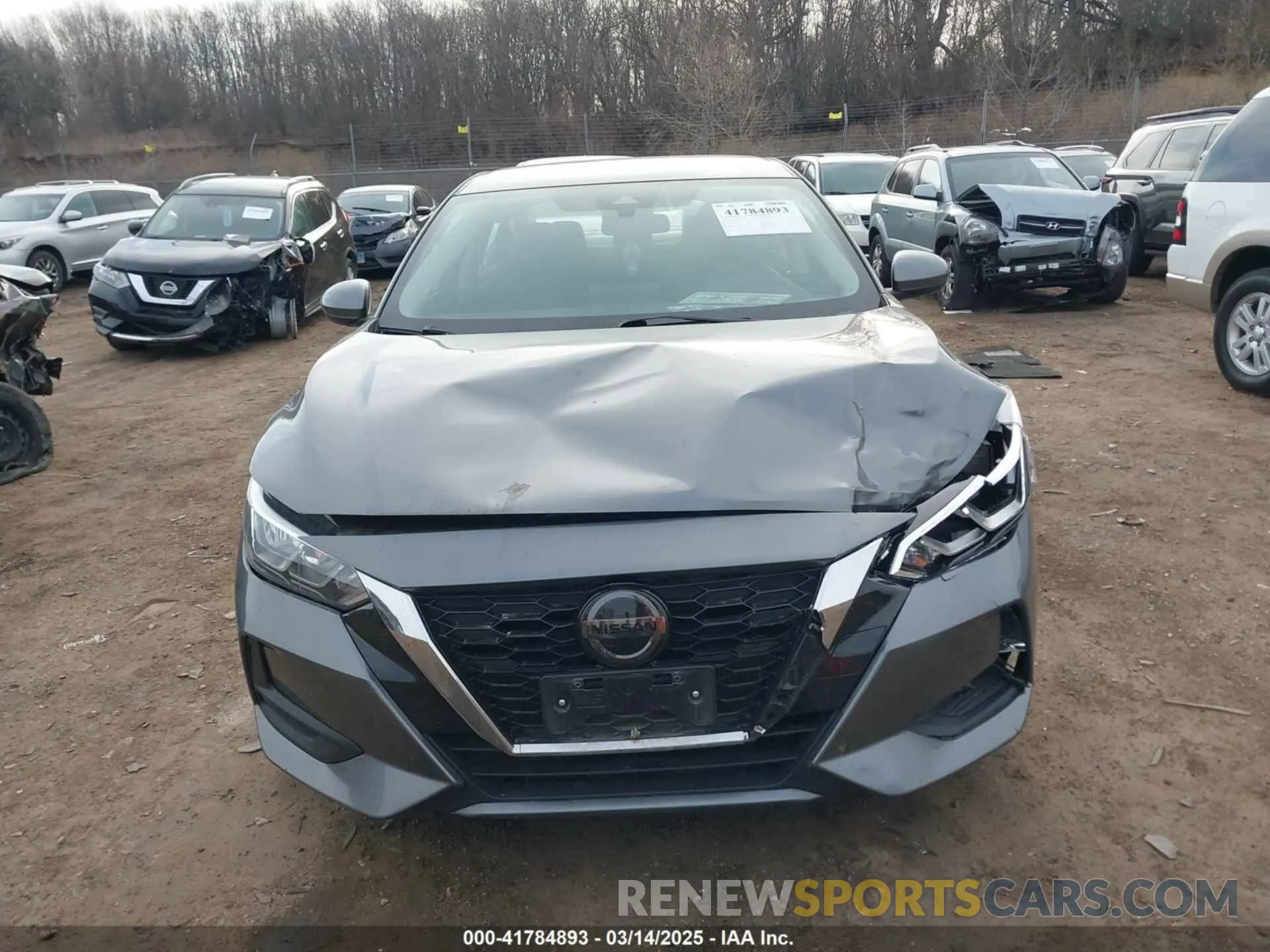 12 fotografías del automóvil dañado 3N1AB8CV9PY240929 NISSAN SENTRA 2023