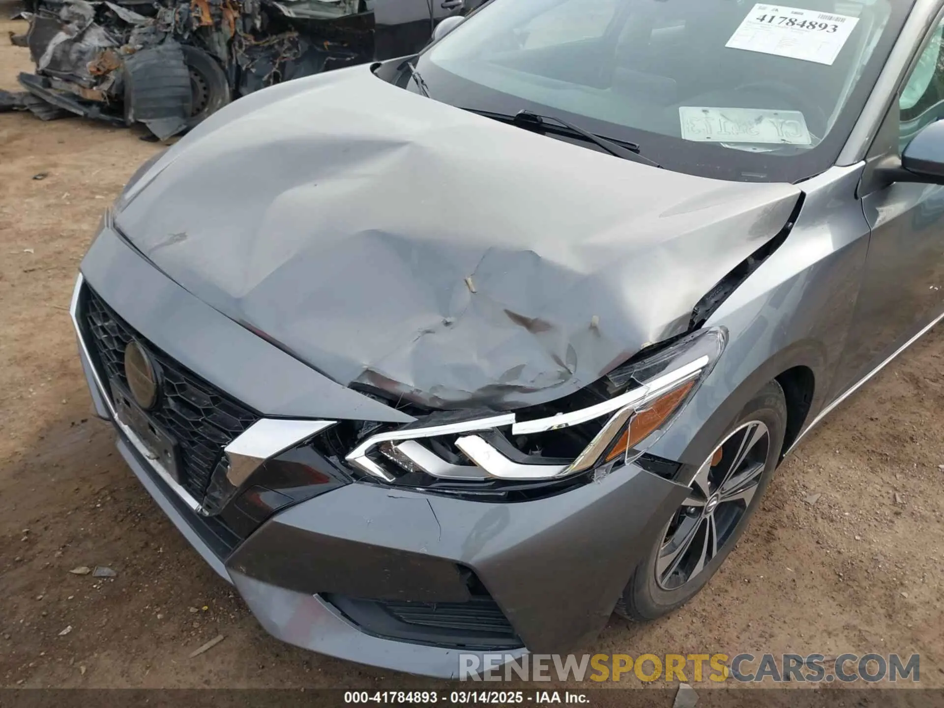 6 fotografías del automóvil dañado 3N1AB8CV9PY240929 NISSAN SENTRA 2023
