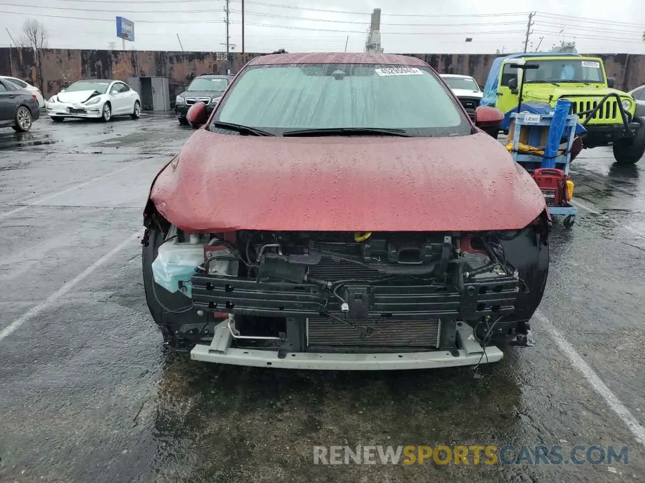 5 fotografías del automóvil dañado 3N1AB8CV9PY246441 NISSAN SENTRA 2023