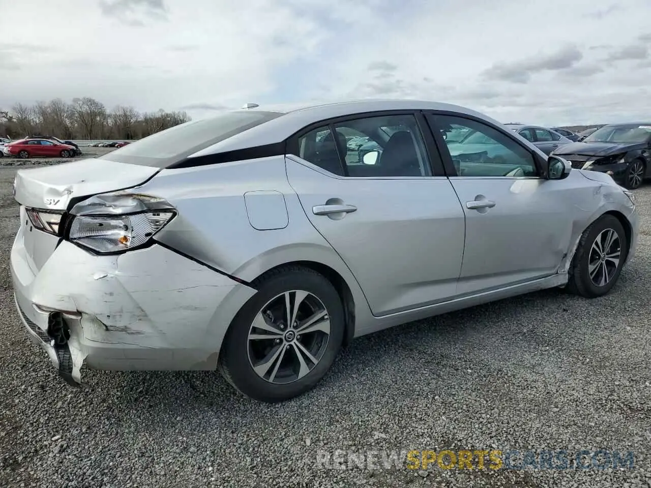 3 fotografías del automóvil dañado 3N1AB8CV9PY249758 NISSAN SENTRA 2023
