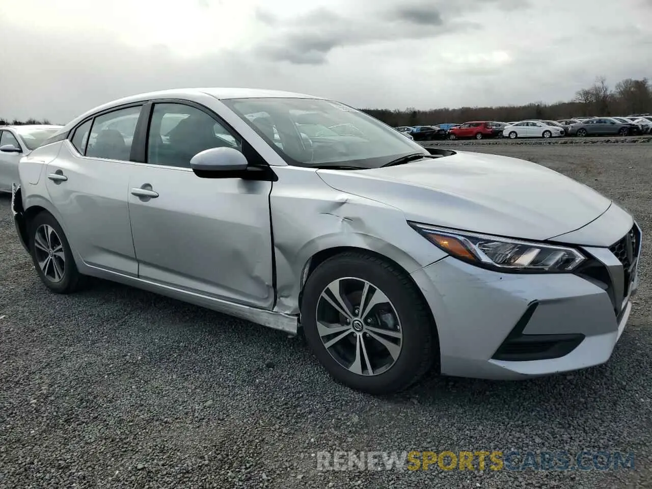 4 fotografías del automóvil dañado 3N1AB8CV9PY249758 NISSAN SENTRA 2023
