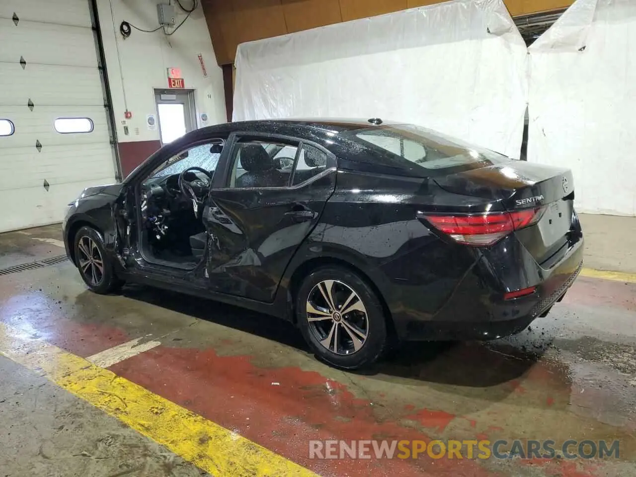 2 fotografías del automóvil dañado 3N1AB8CV9PY260369 NISSAN SENTRA 2023