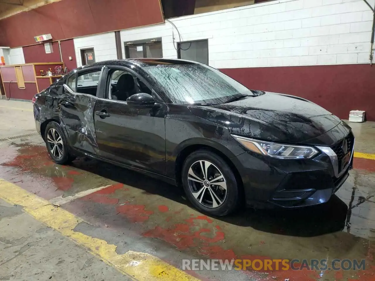 4 fotografías del automóvil dañado 3N1AB8CV9PY260369 NISSAN SENTRA 2023
