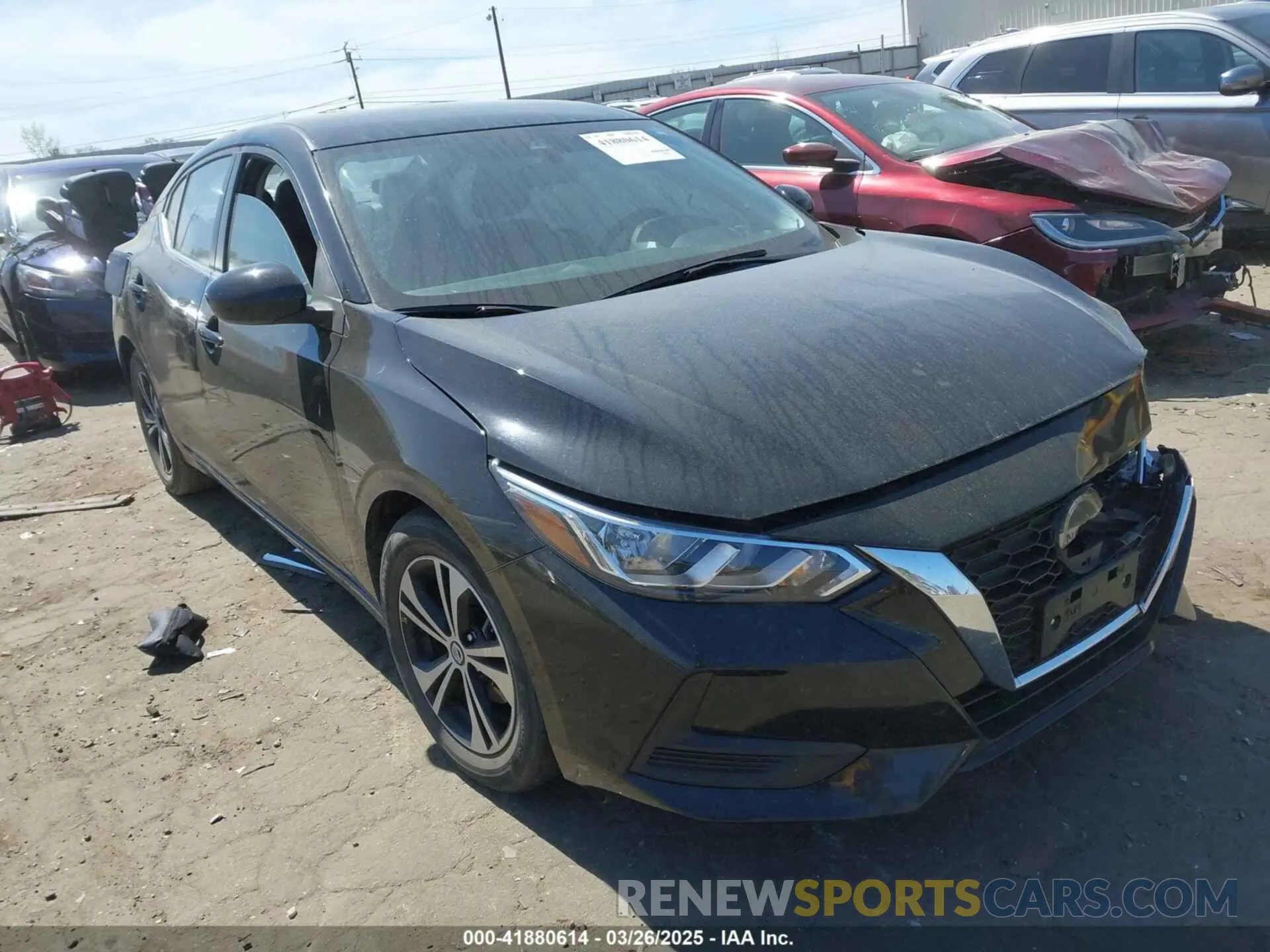1 fotografías del automóvil dañado 3N1AB8CV9PY262090 NISSAN SENTRA 2023