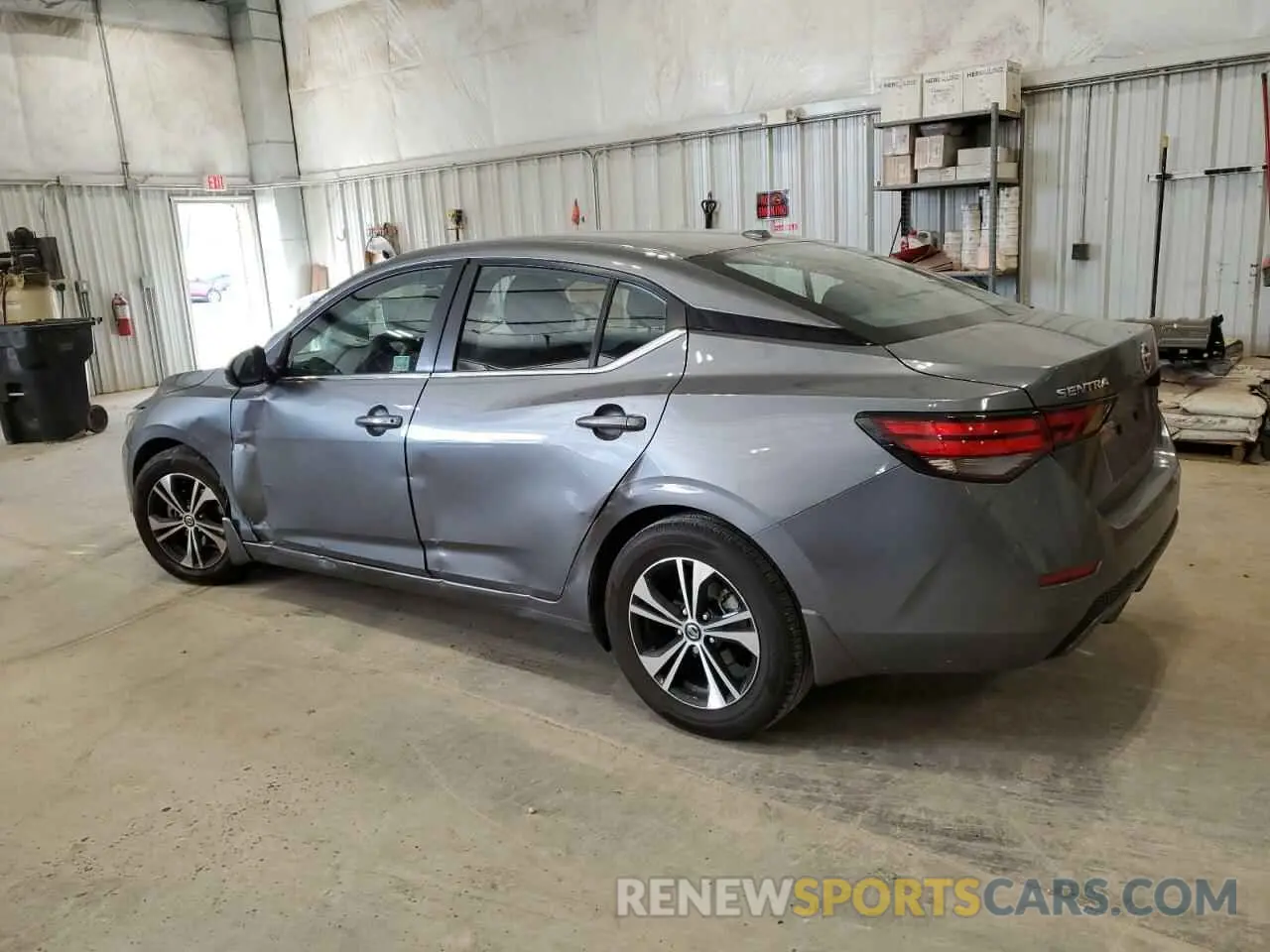 2 fotografías del automóvil dañado 3N1AB8CV9PY286129 NISSAN SENTRA 2023