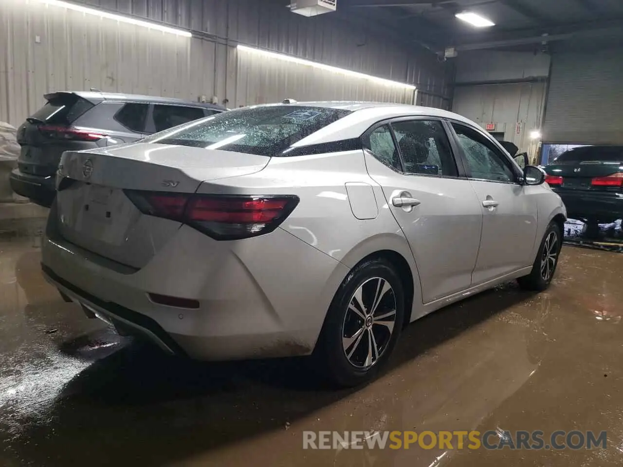 3 fotografías del automóvil dañado 3N1AB8CV9PY300191 NISSAN SENTRA 2023