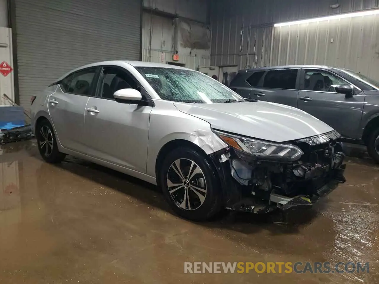 4 fotografías del automóvil dañado 3N1AB8CV9PY300191 NISSAN SENTRA 2023