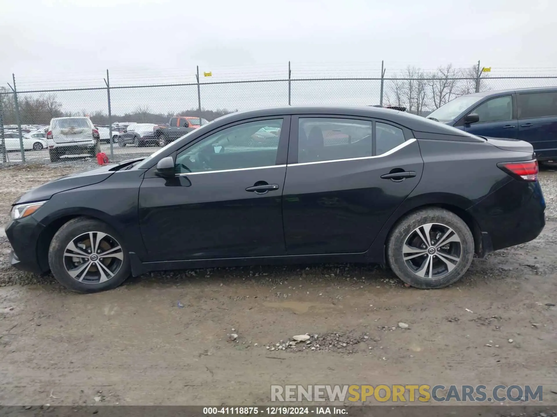 14 fotografías del automóvil dañado 3N1AB8CV9PY304743 NISSAN SENTRA 2023