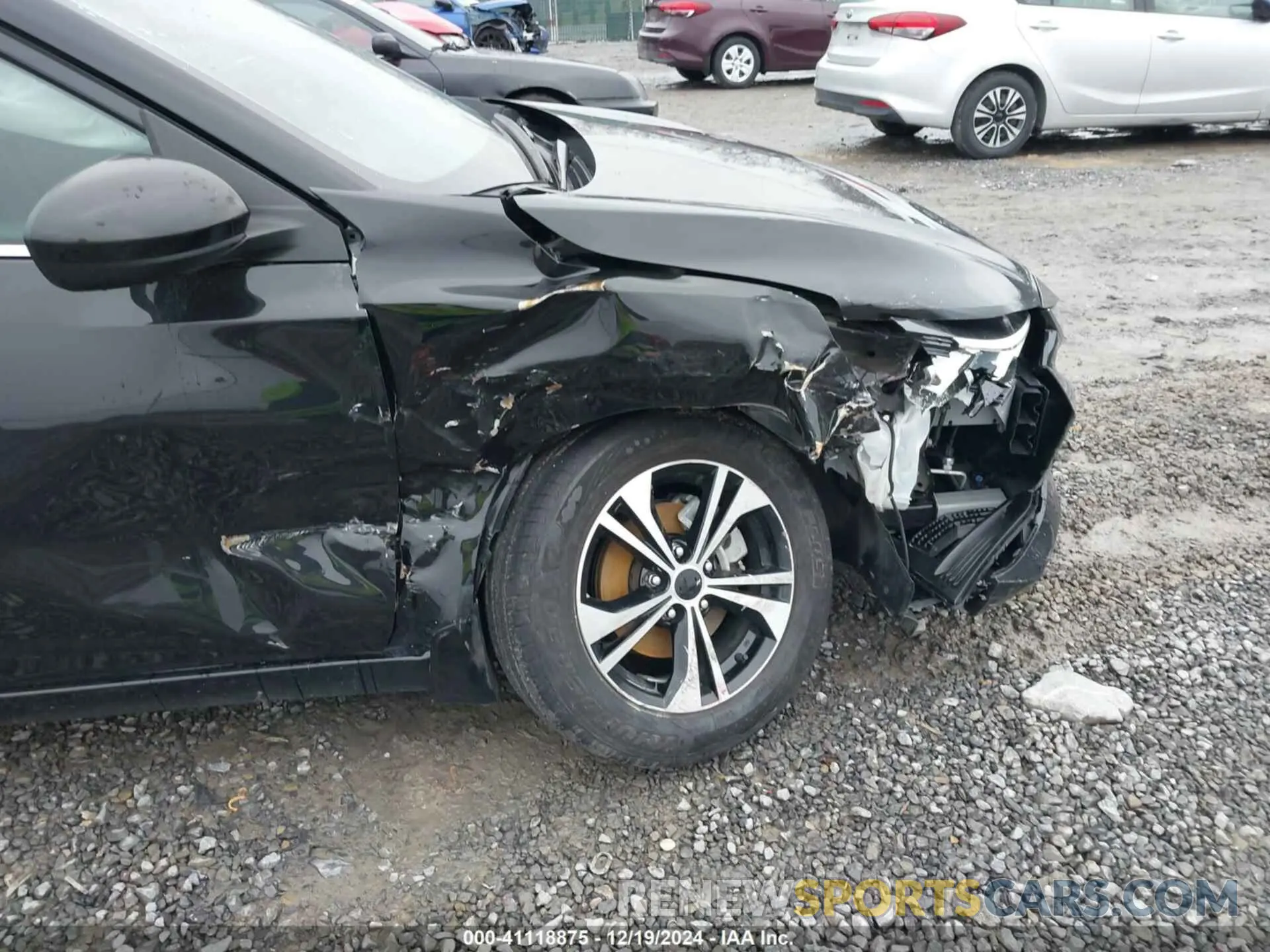 6 fotografías del automóvil dañado 3N1AB8CV9PY304743 NISSAN SENTRA 2023