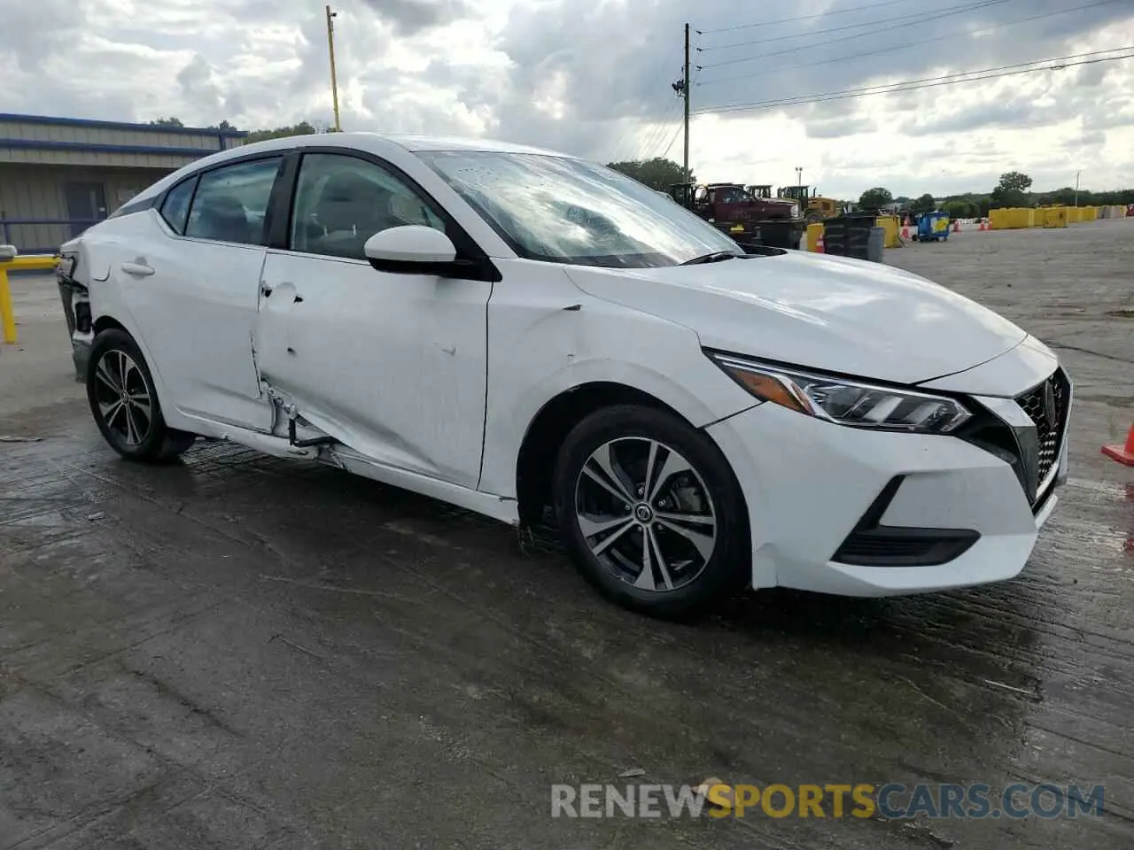 4 fotografías del automóvil dañado 3N1AB8CV9PY310669 NISSAN SENTRA 2023
