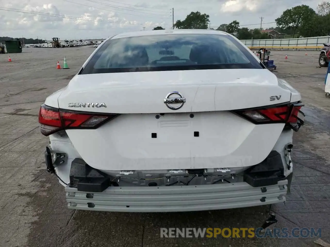 6 fotografías del automóvil dañado 3N1AB8CV9PY310669 NISSAN SENTRA 2023