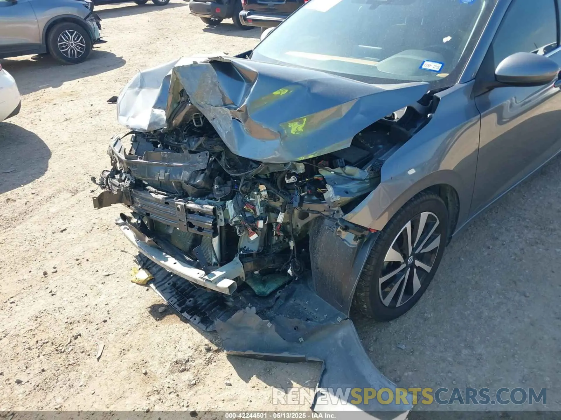6 fotografías del automóvil dañado 3N1AB8CV9PY313149 NISSAN SENTRA 2023