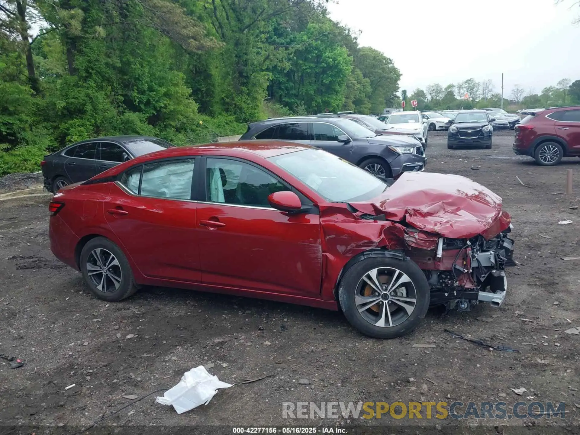 12 fotografías del automóvil dañado 3N1AB8CV9PY317198 NISSAN SENTRA 2023
