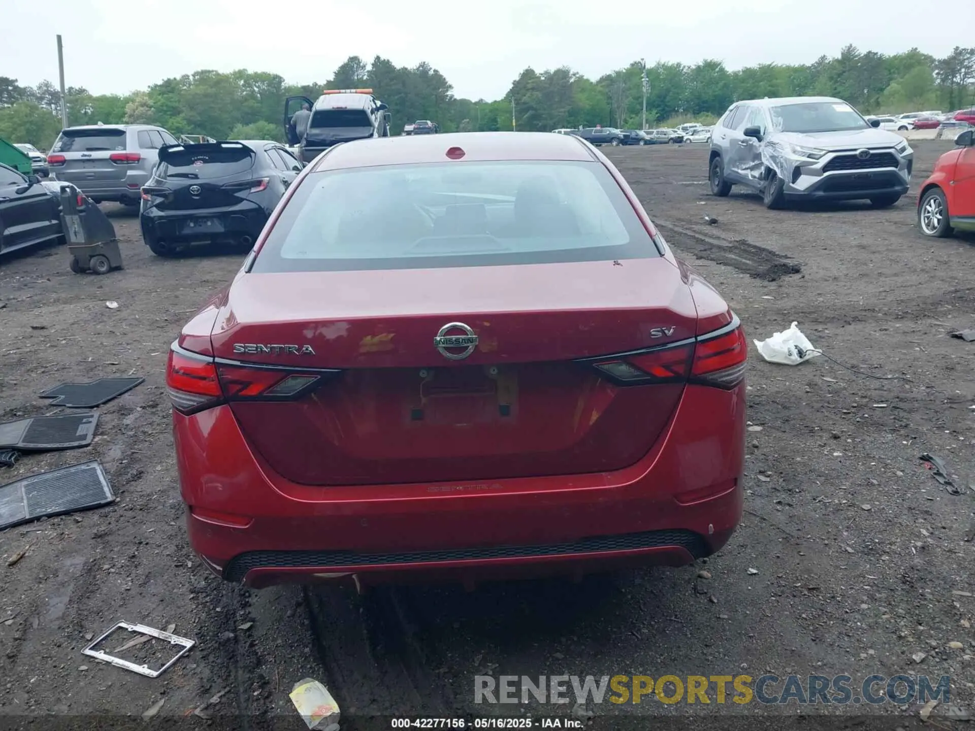 15 fotografías del automóvil dañado 3N1AB8CV9PY317198 NISSAN SENTRA 2023