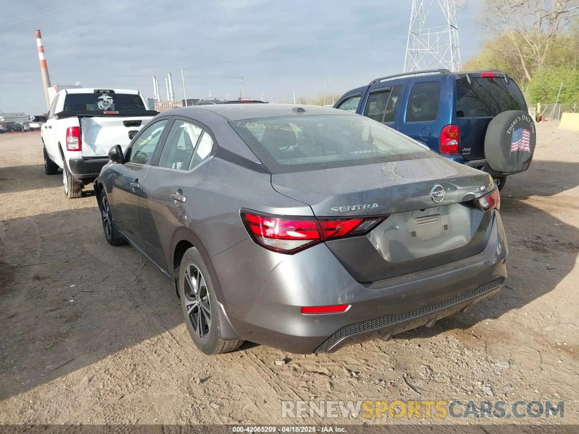 3 fotografías del automóvil dañado 3N1AB8CV9PY320909 NISSAN SENTRA 2023