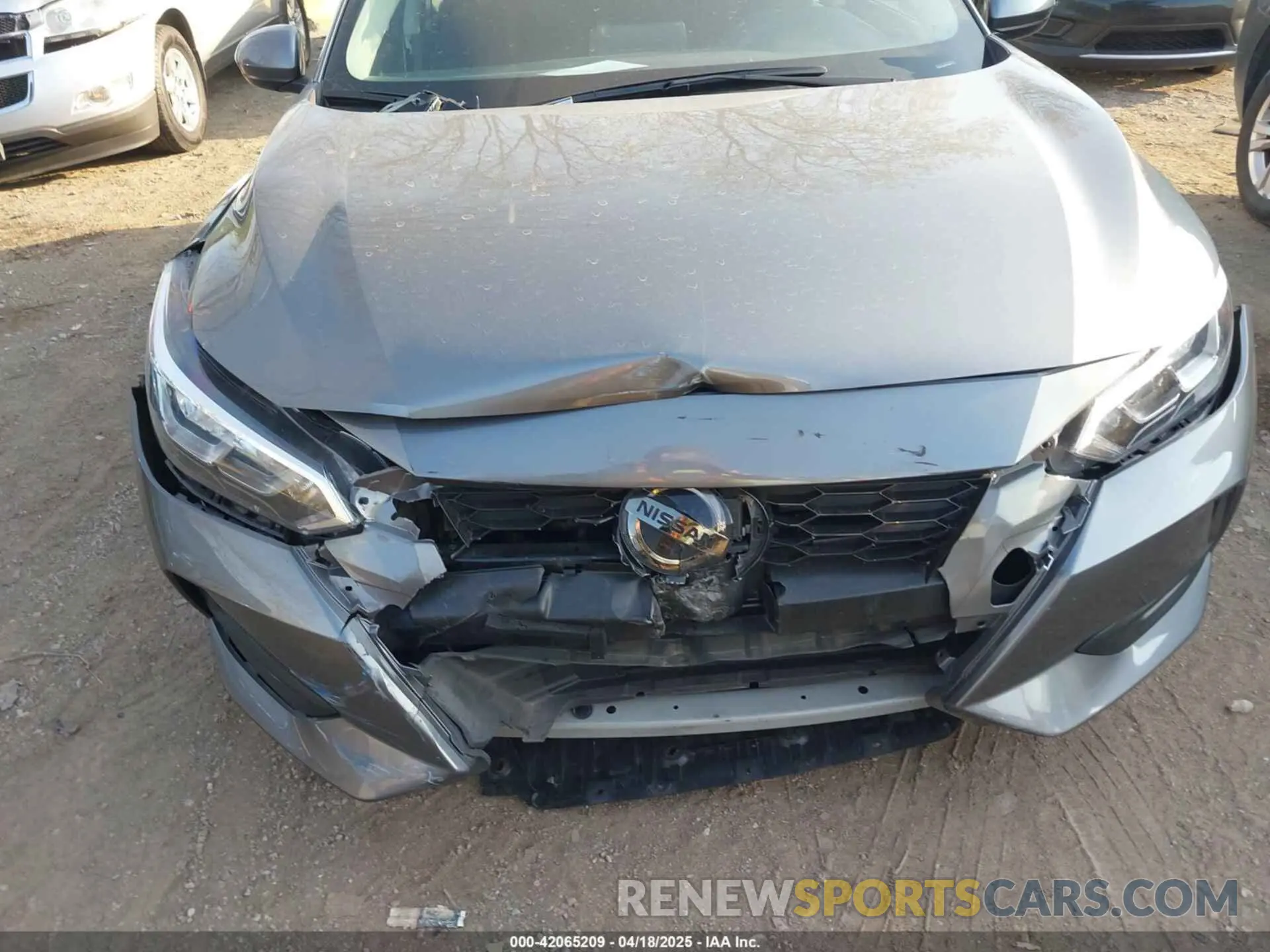 6 fotografías del automóvil dañado 3N1AB8CV9PY320909 NISSAN SENTRA 2023