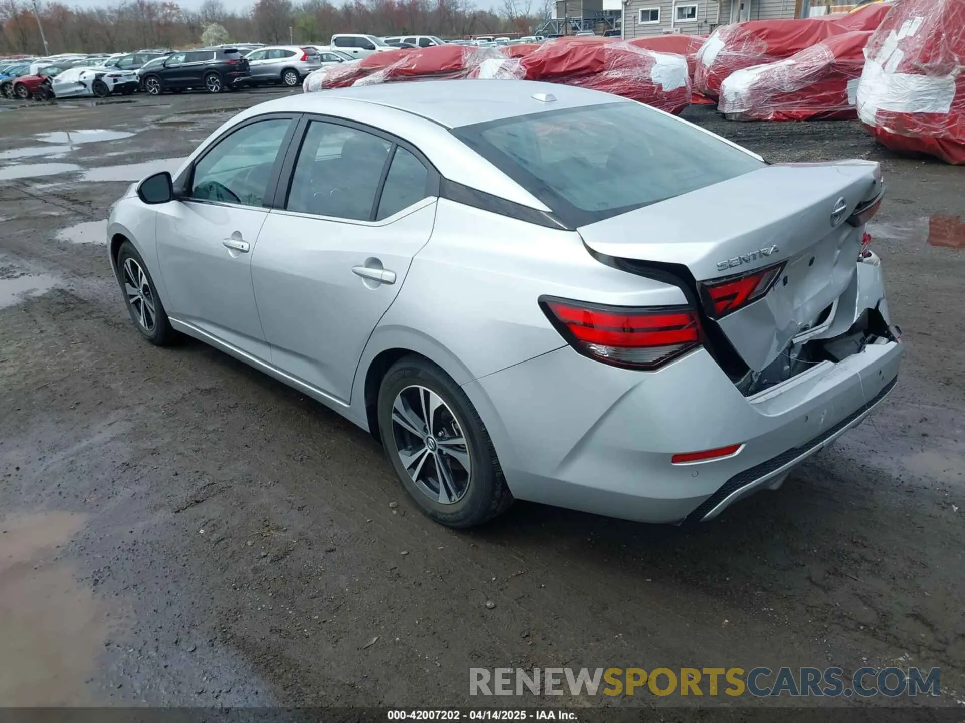 3 fotografías del automóvil dañado 3N1AB8CVXPY229454 NISSAN SENTRA 2023
