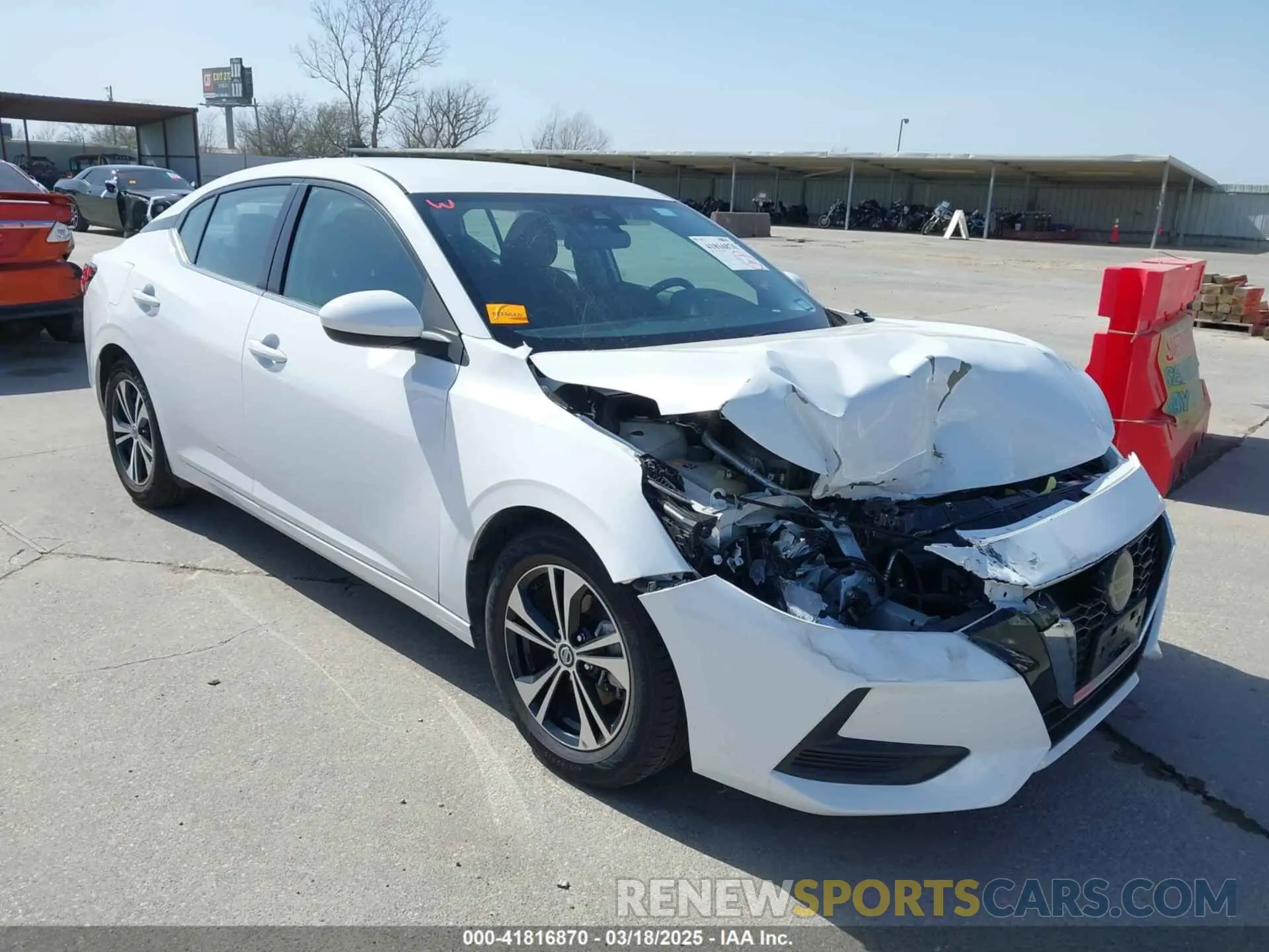 1 fotografías del automóvil dañado 3N1AB8CVXPY241877 NISSAN SENTRA 2023