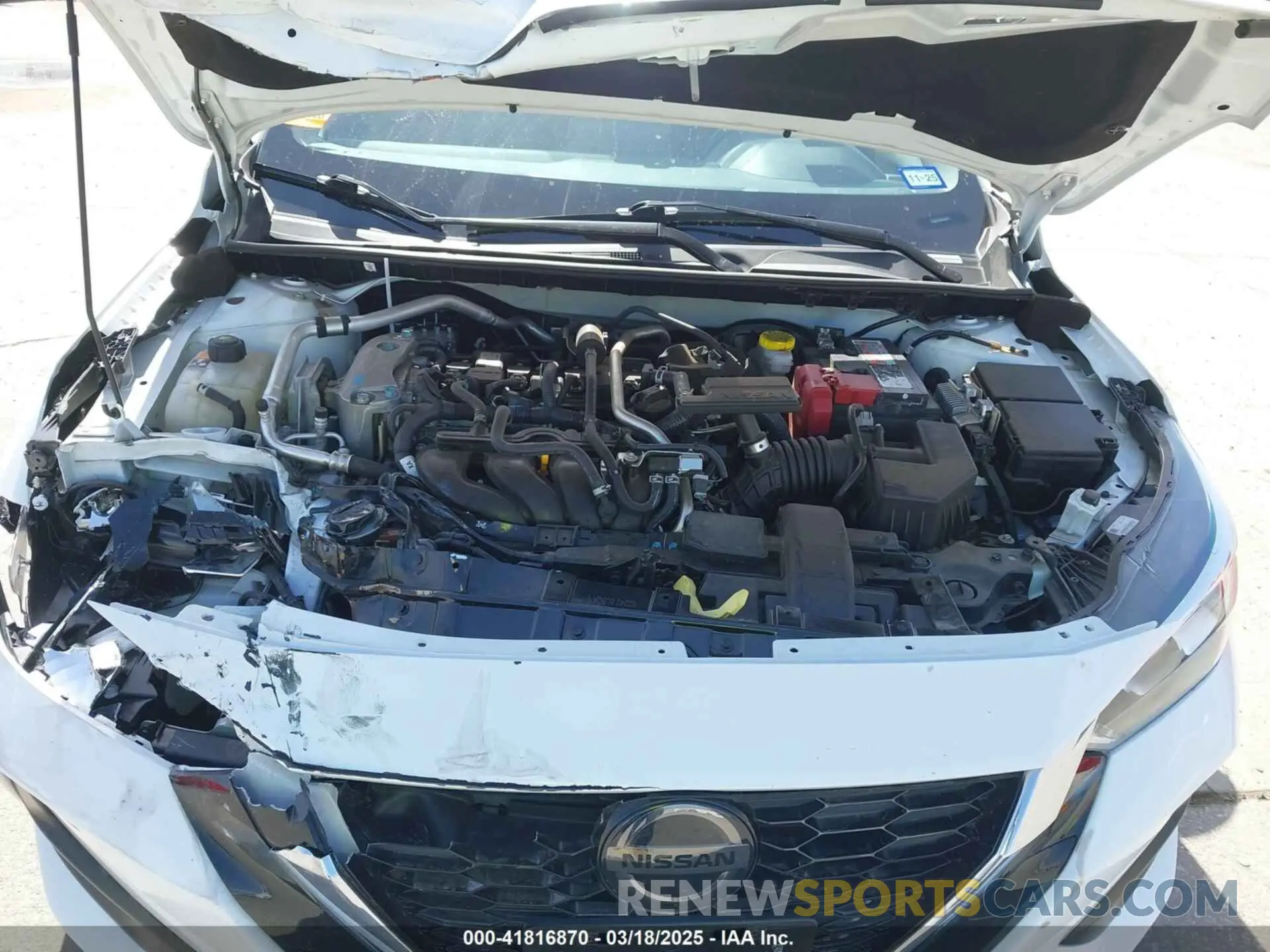 10 fotografías del automóvil dañado 3N1AB8CVXPY241877 NISSAN SENTRA 2023