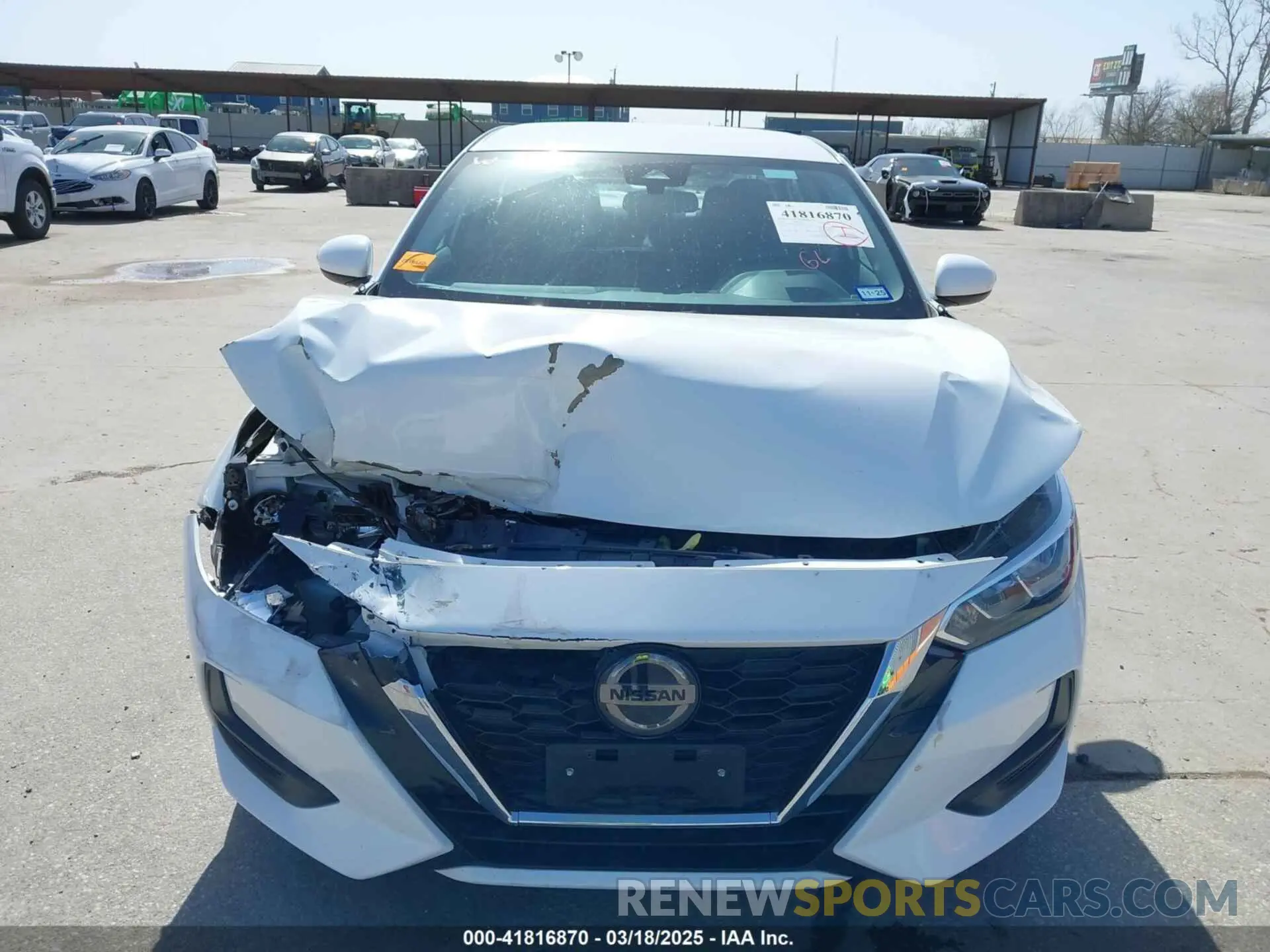 12 fotografías del automóvil dañado 3N1AB8CVXPY241877 NISSAN SENTRA 2023