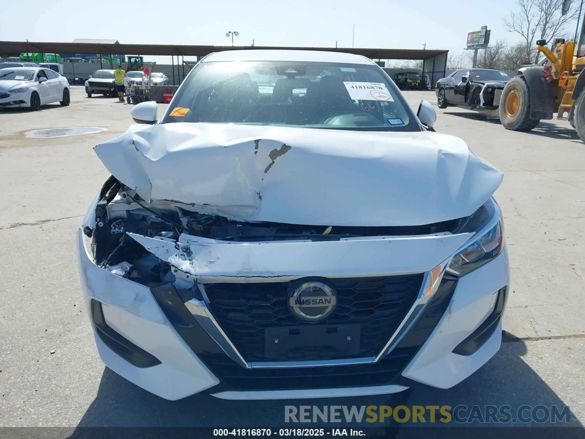 6 fotografías del automóvil dañado 3N1AB8CVXPY241877 NISSAN SENTRA 2023