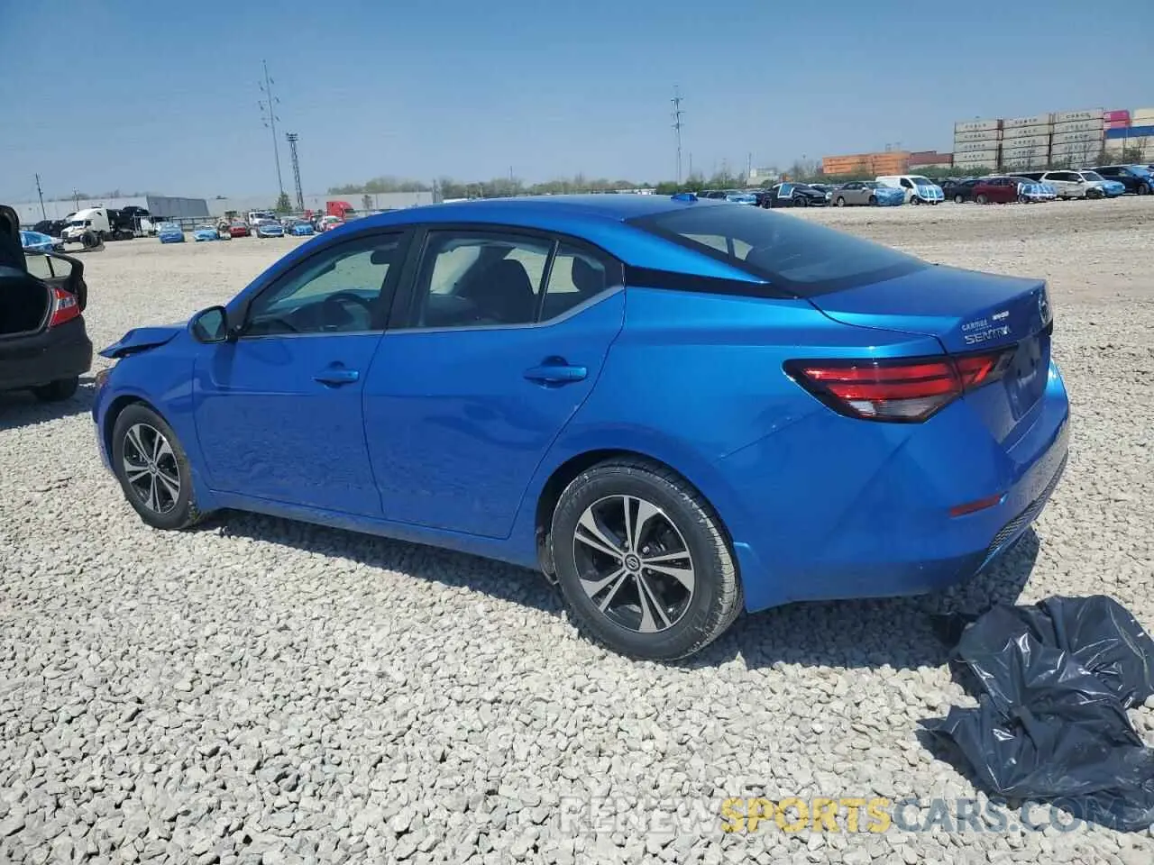 2 fotografías del automóvil dañado 3N1AB8CVXPY256797 NISSAN SENTRA 2023