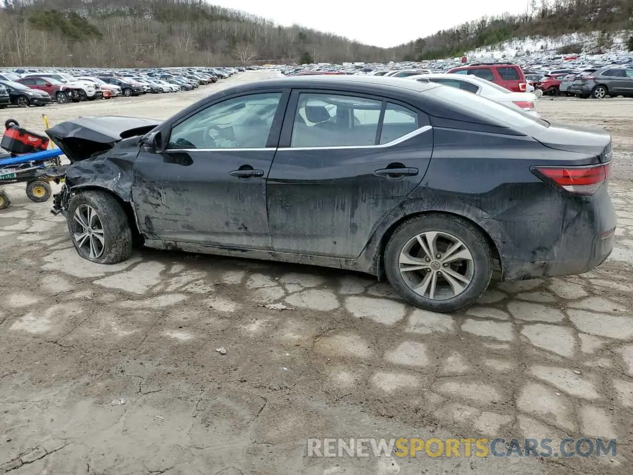 2 fotografías del automóvil dañado 3N1AB8CVXPY264981 NISSAN SENTRA 2023