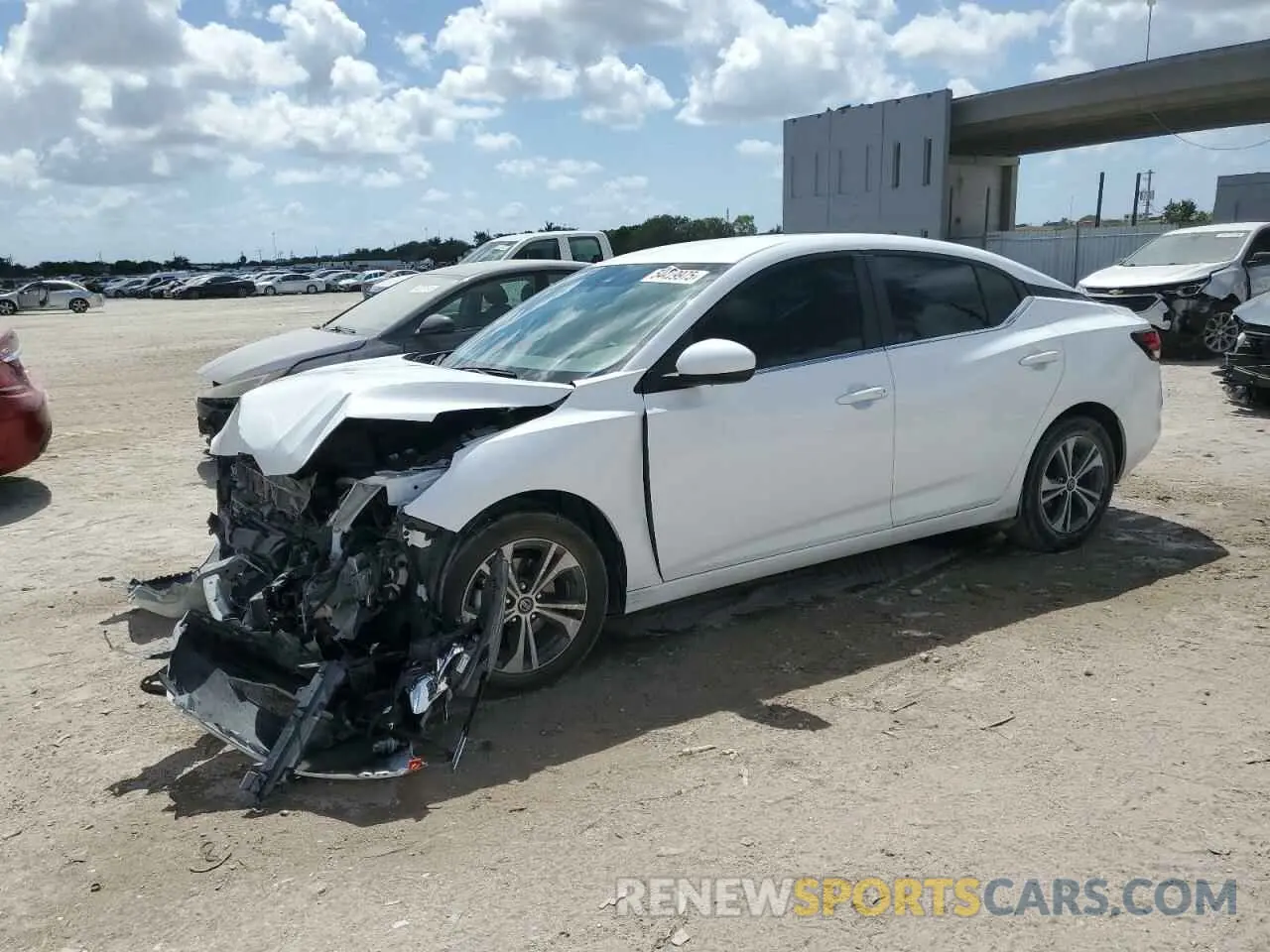 1 fotografías del automóvil dañado 3N1AB8CVXPY271932 NISSAN SENTRA 2023