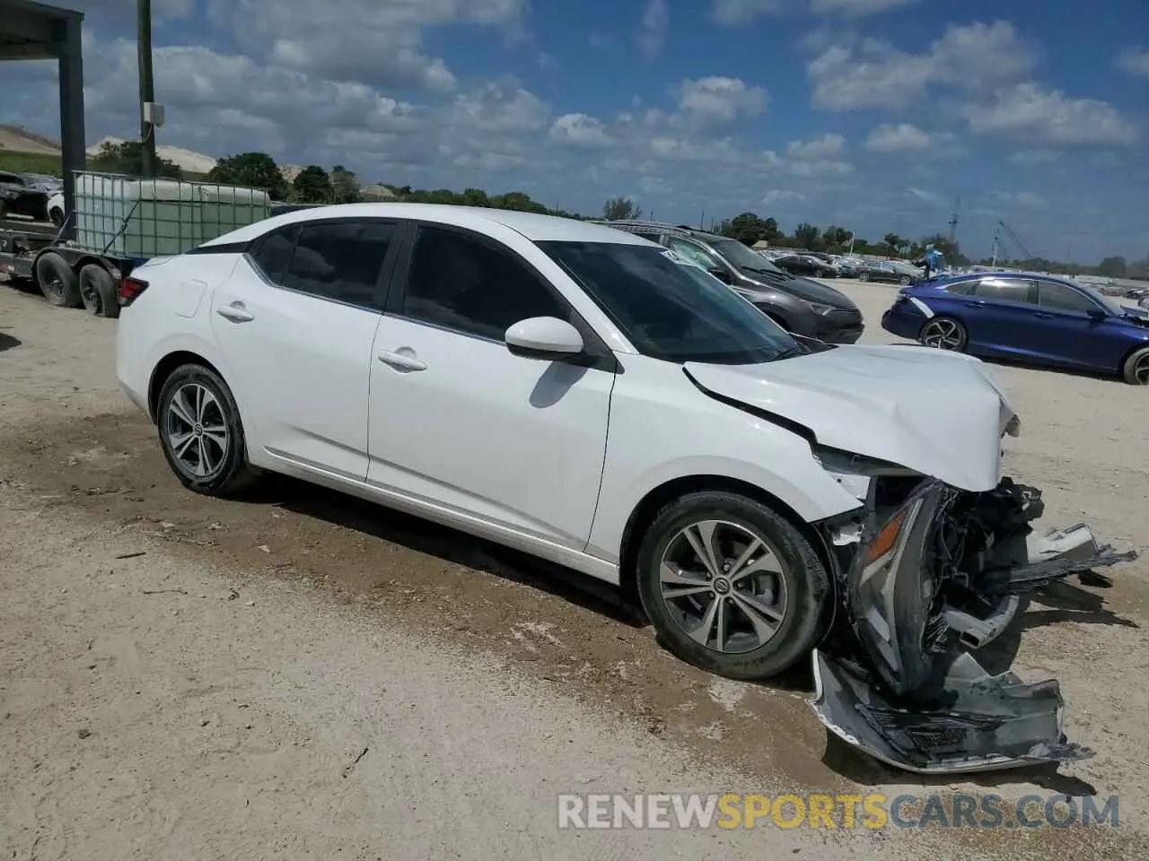 4 fotografías del automóvil dañado 3N1AB8CVXPY271932 NISSAN SENTRA 2023