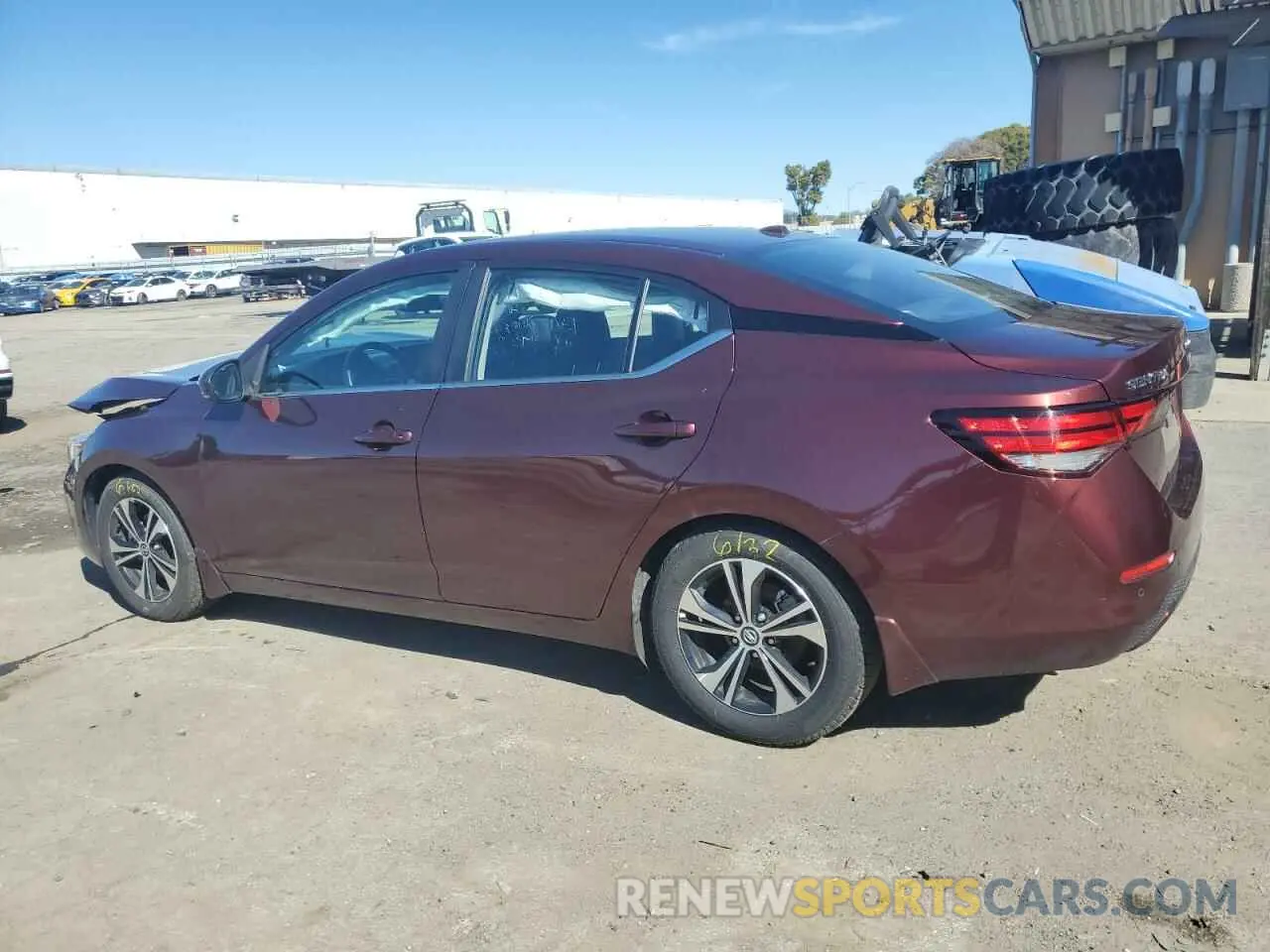2 fotografías del automóvil dañado 3N1AB8CVXPY312382 NISSAN SENTRA 2023
