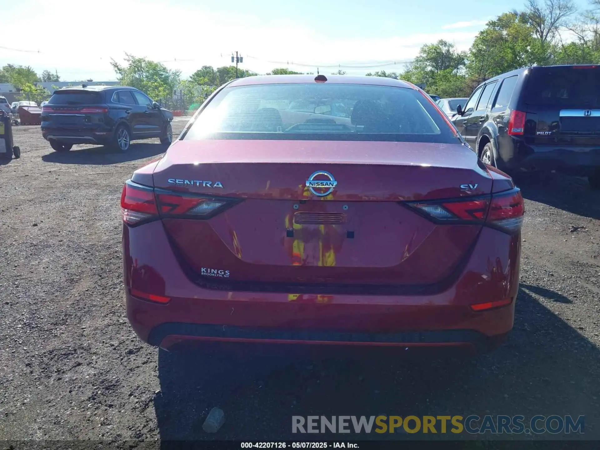 16 fotografías del automóvil dañado 3N1AB8CVXPY313130 NISSAN SENTRA 2023
