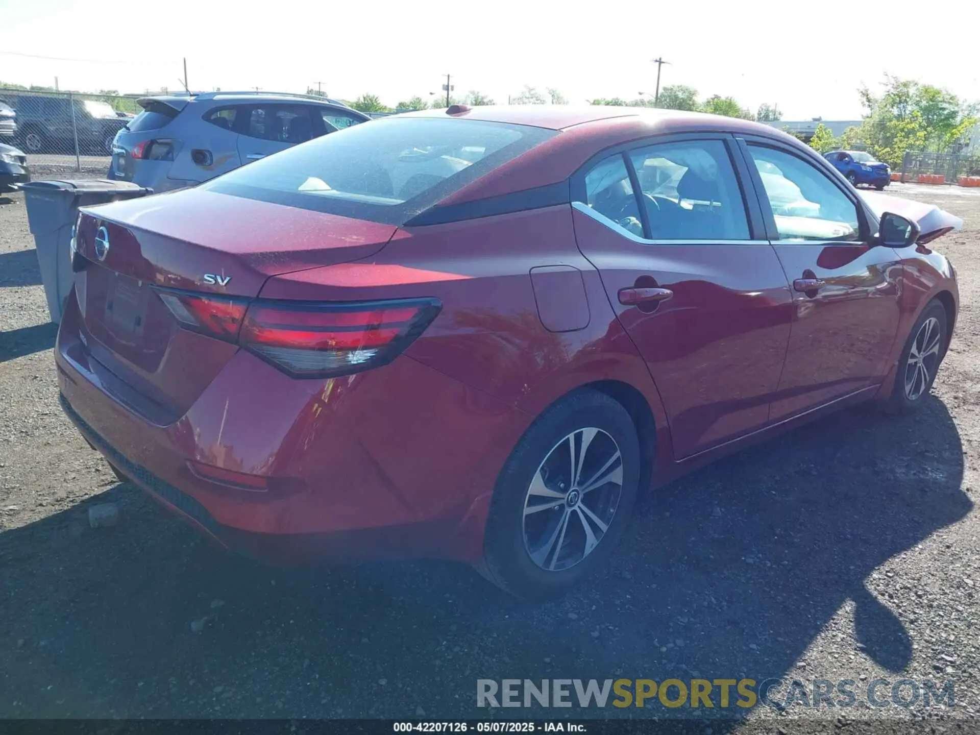 4 fotografías del automóvil dañado 3N1AB8CVXPY313130 NISSAN SENTRA 2023