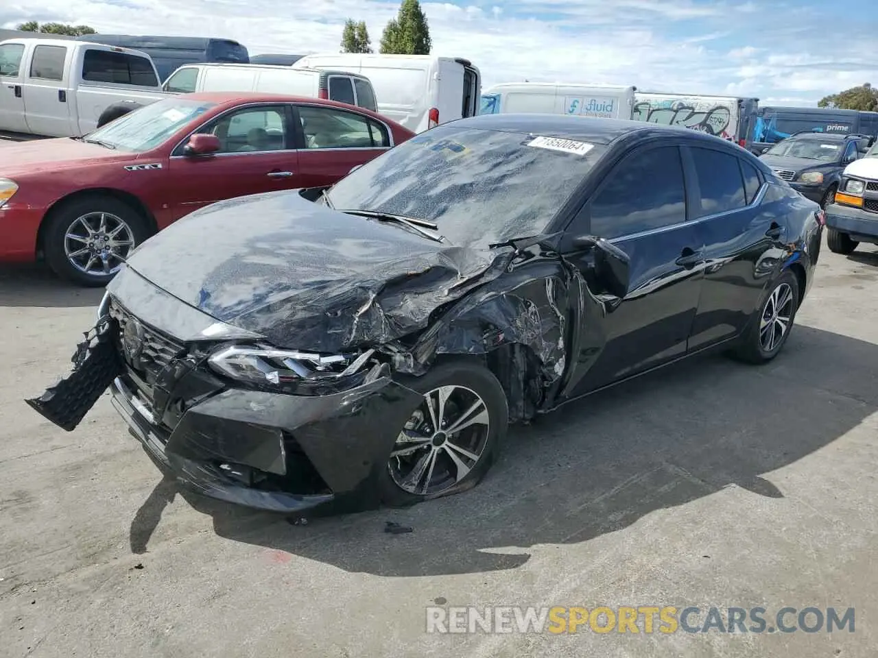 1 fotografías del automóvil dañado 3N1AB8CVXPY315671 NISSAN SENTRA 2023