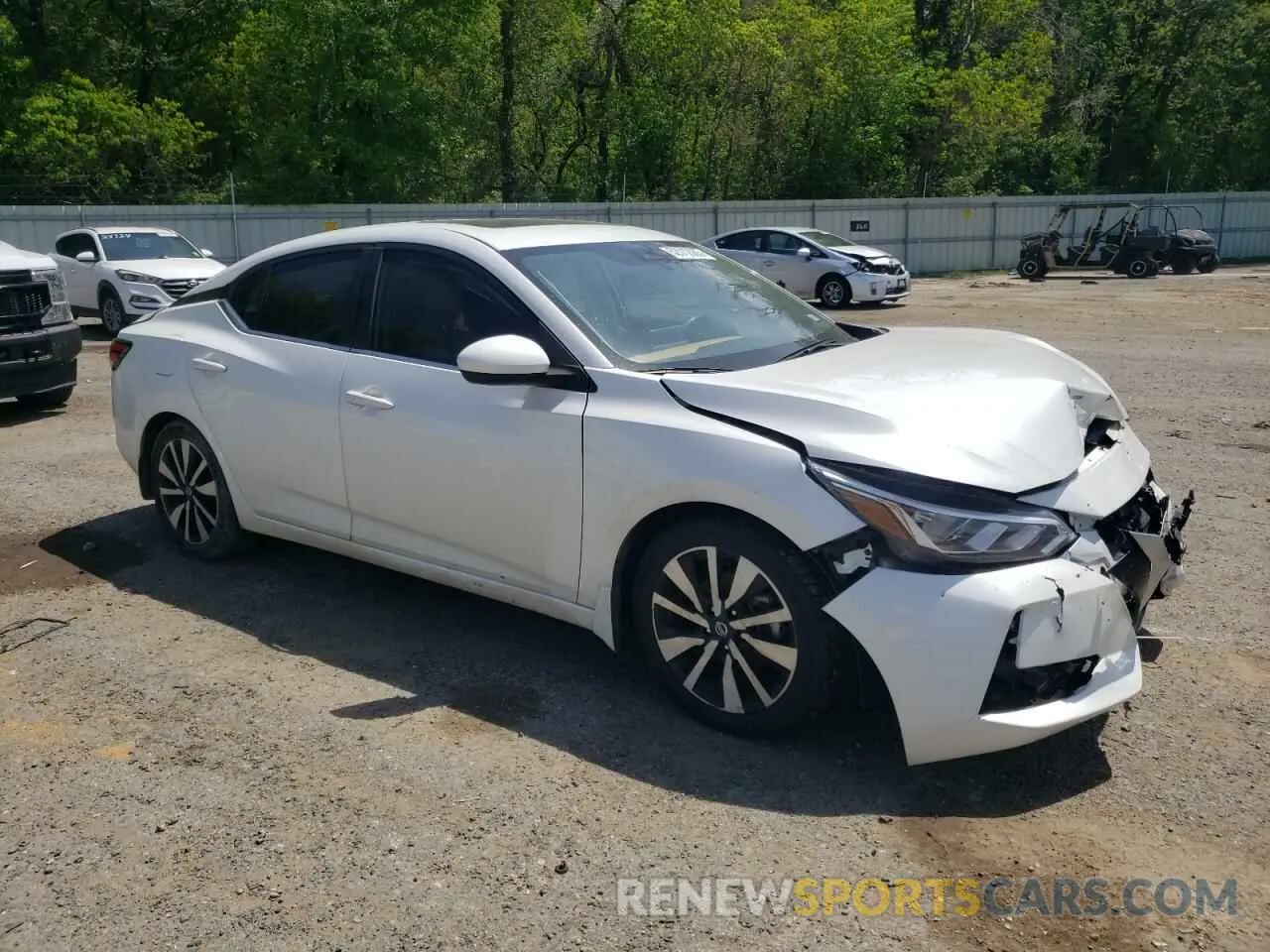 4 fotografías del automóvil dañado 3N1AB8CVXPY317047 NISSAN SENTRA 2023