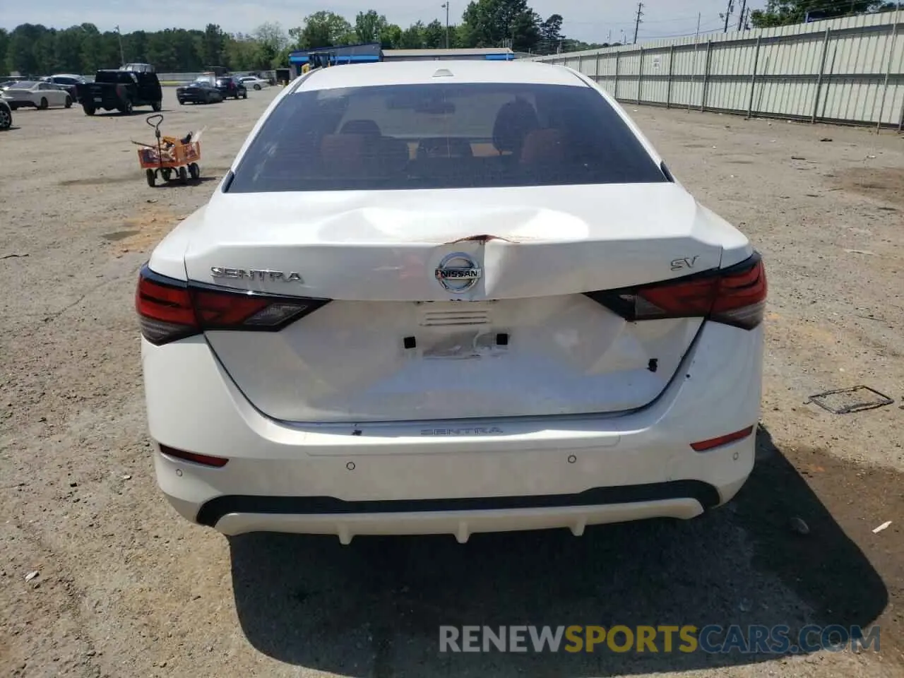 6 fotografías del automóvil dañado 3N1AB8CVXPY317047 NISSAN SENTRA 2023