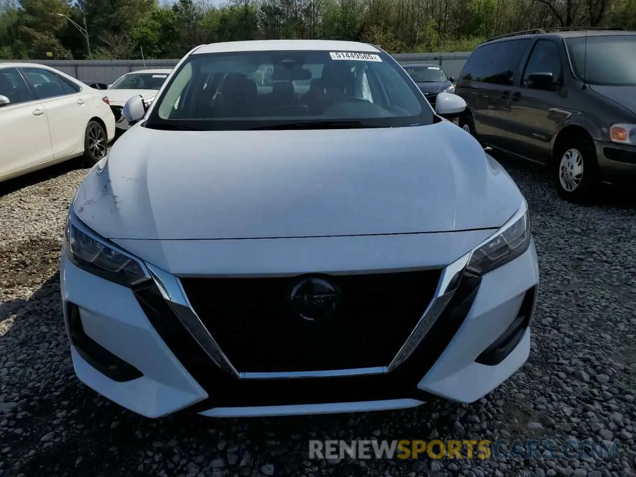 5 fotografías del automóvil dañado 3N1AB8CVXPY325214 NISSAN SENTRA 2023