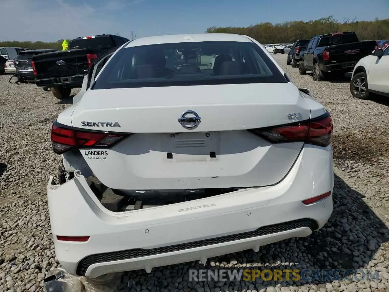 6 fotografías del automóvil dañado 3N1AB8CVXPY325214 NISSAN SENTRA 2023