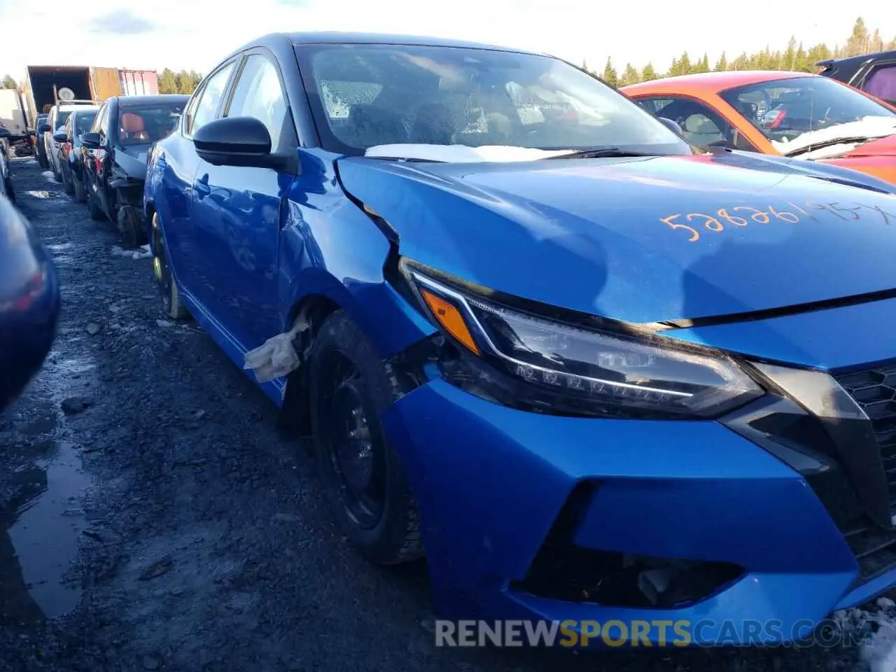 12 fotografías del automóvil dañado 3N1AB8DV0PY252613 NISSAN SENTRA 2023