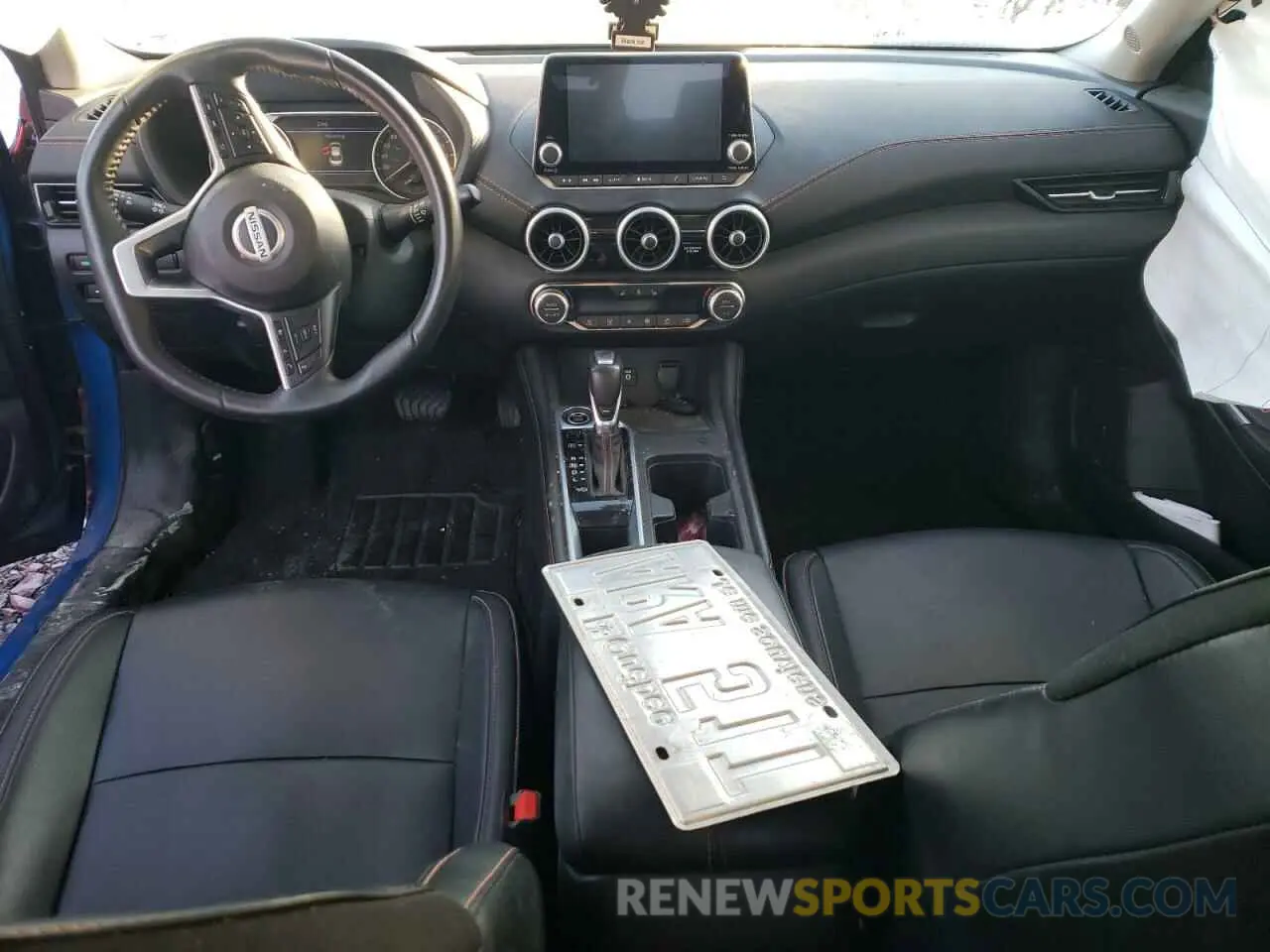 8 fotografías del automóvil dañado 3N1AB8DV0PY252613 NISSAN SENTRA 2023
