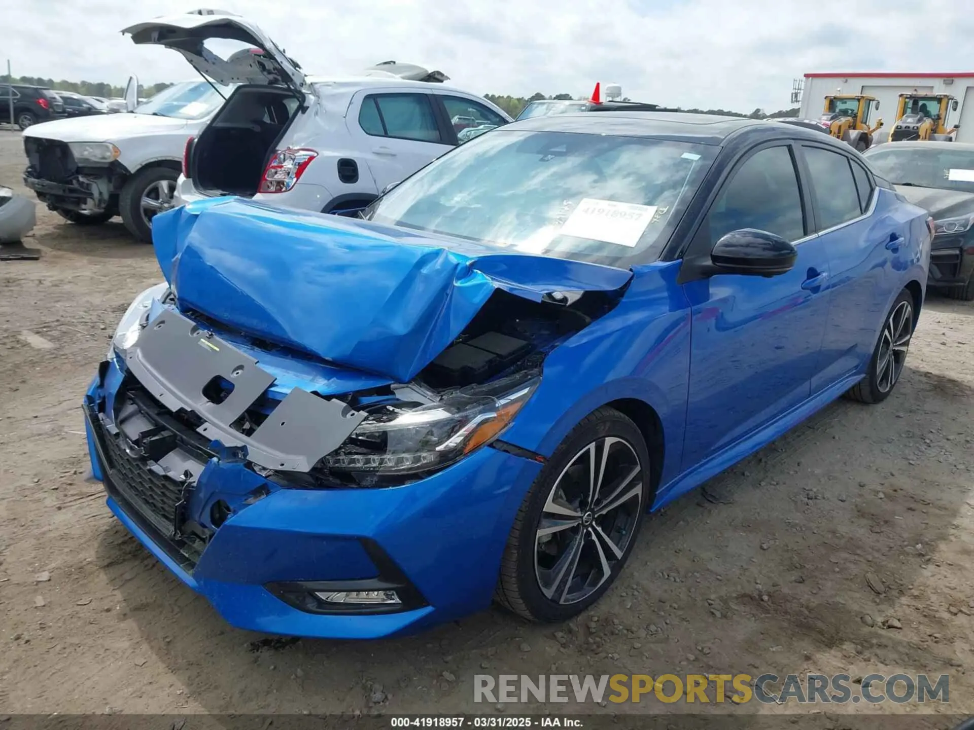 2 fotografías del automóvil dañado 3N1AB8DV0PY289029 NISSAN SENTRA 2023