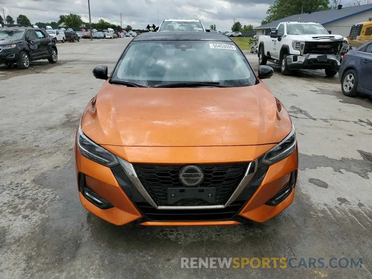 5 fotografías del automóvil dañado 3N1AB8DV0PY291668 NISSAN SENTRA 2023