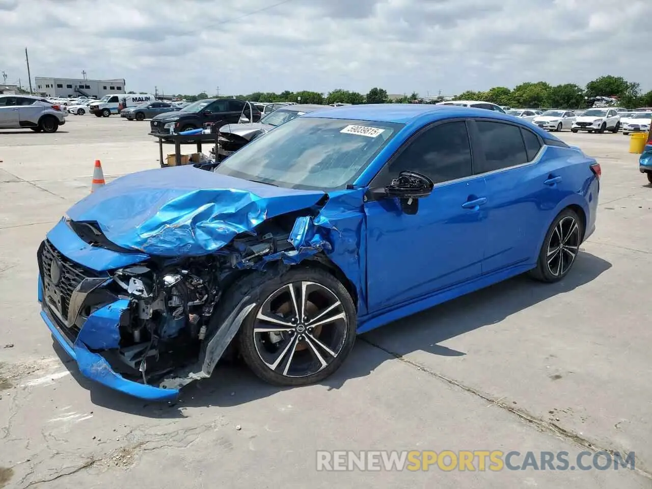 1 fotografías del automóvil dañado 3N1AB8DV1PY234055 NISSAN SENTRA 2023