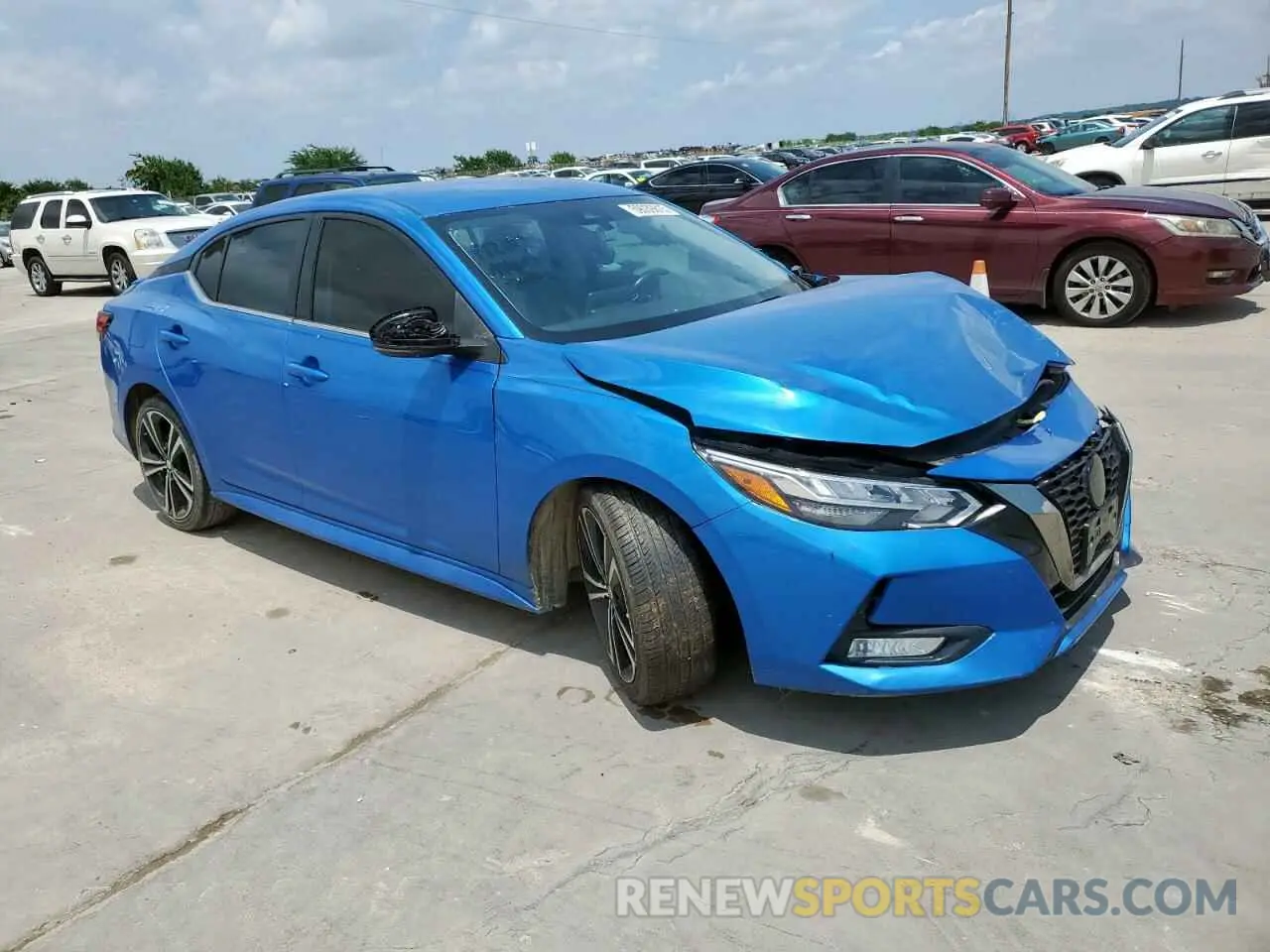 4 fotografías del automóvil dañado 3N1AB8DV1PY234055 NISSAN SENTRA 2023
