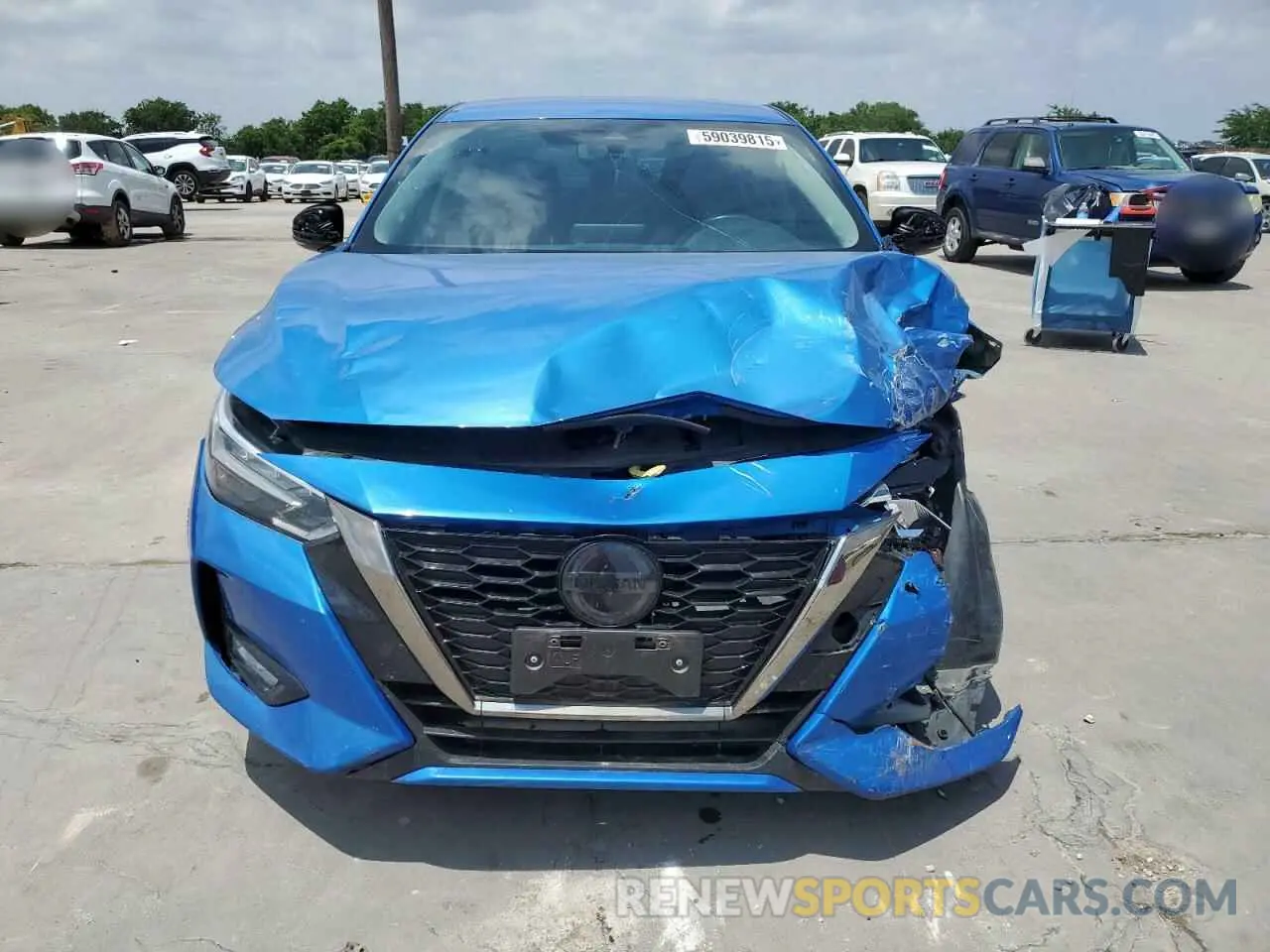 5 fotografías del automóvil dañado 3N1AB8DV1PY234055 NISSAN SENTRA 2023